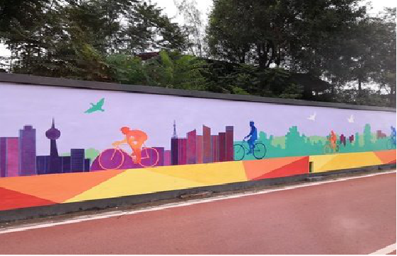 焦作墙体彩绘-围墙