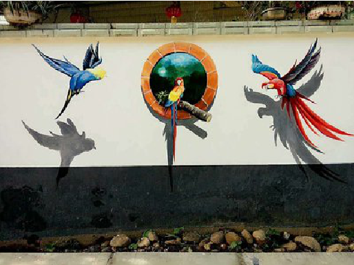 焦作视觉错位-3D墙绘设计