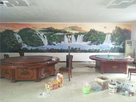 焦作墙绘-写实风景