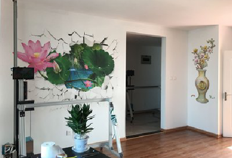 焦作墙体彩绘相比墙纸的优势。