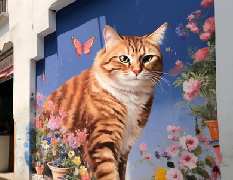 焦作自己绘制有个性的手绘墙