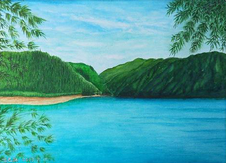 焦作在墙绘中，如何绘画绿水青山？