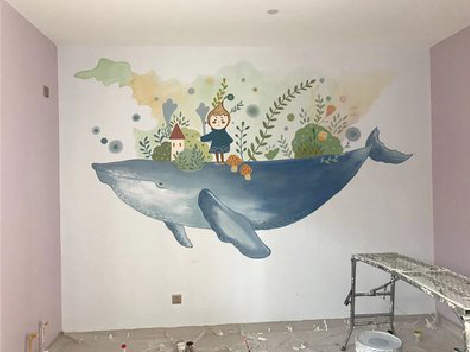 焦作手绘墙的特点及优势。